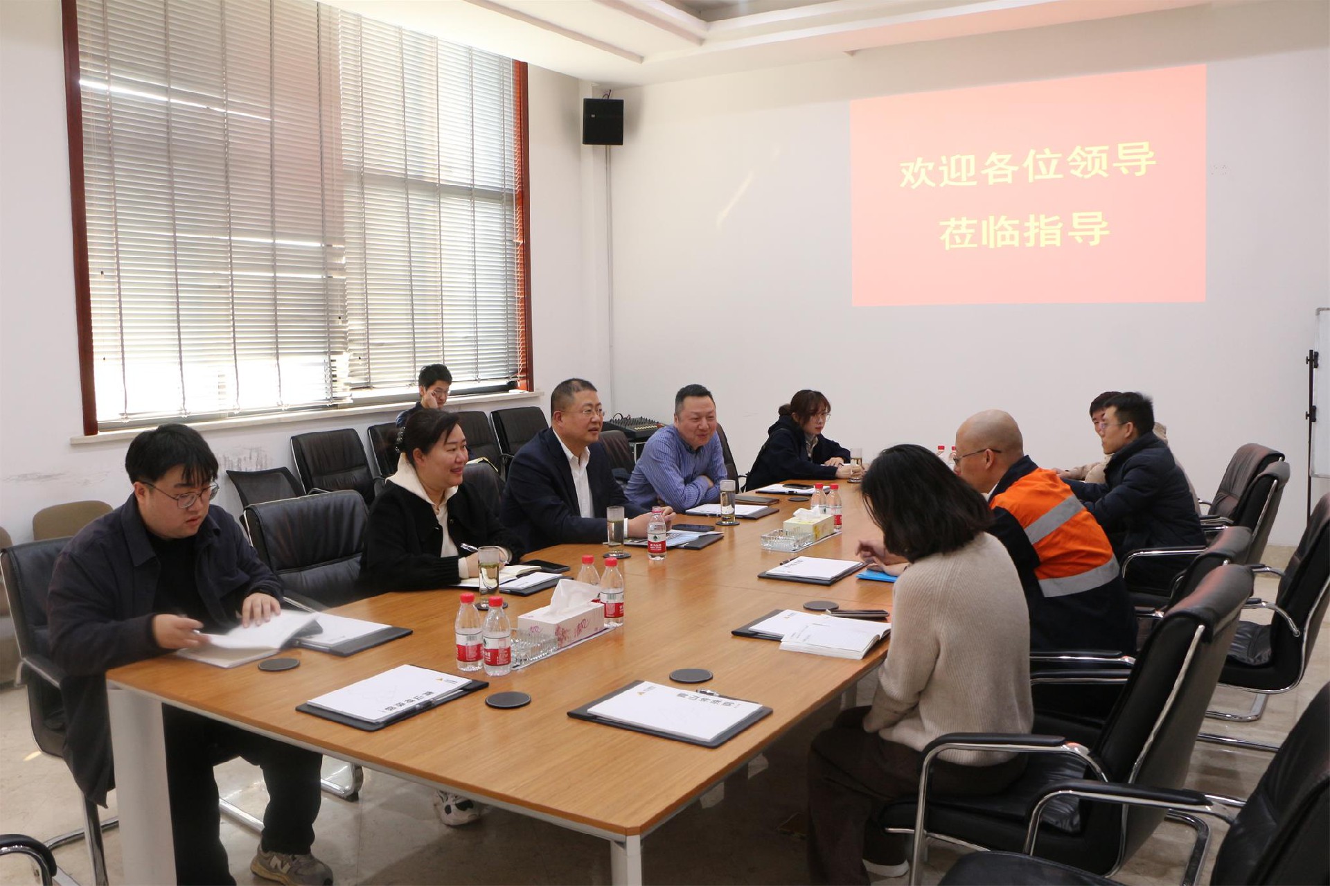 麗水市經信局副局長舒楊胤到訪青山鋼鐵調研指導
